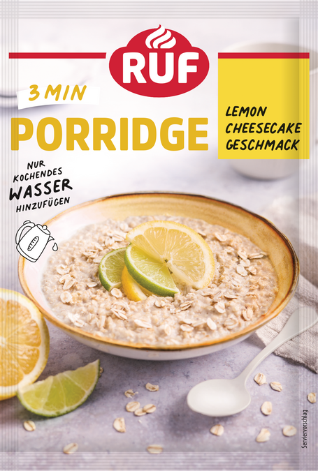 RUF Porridge Lemon Cheesecake