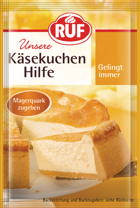 RUF Käsekuchen Hilfe