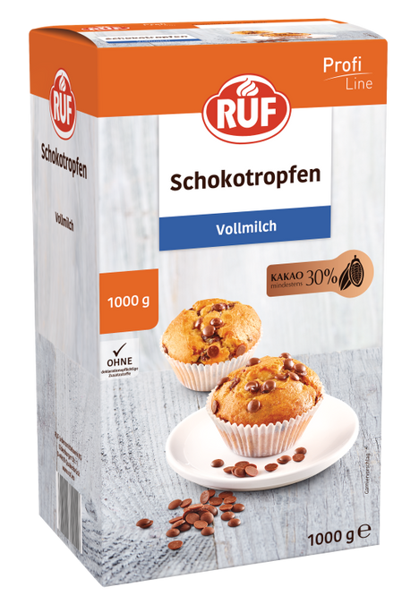 RUF Schokotropfen Vollmilch  1Kg FS
