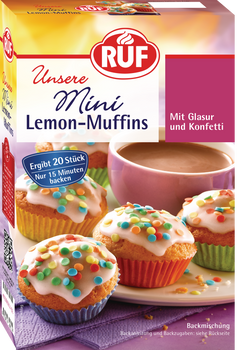 RUF Mini Lemon Muffins Backmischung