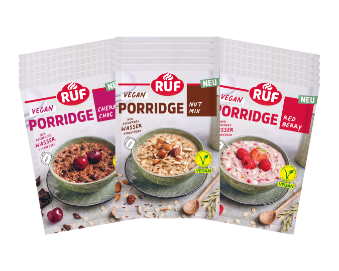 RUF Probier Set Porridge Vegan (15 Stück)