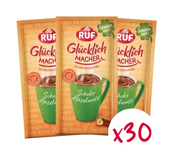 RUF Monats-Vorrat Glücklichmacher Schoko Haselnuss (30 Stück)