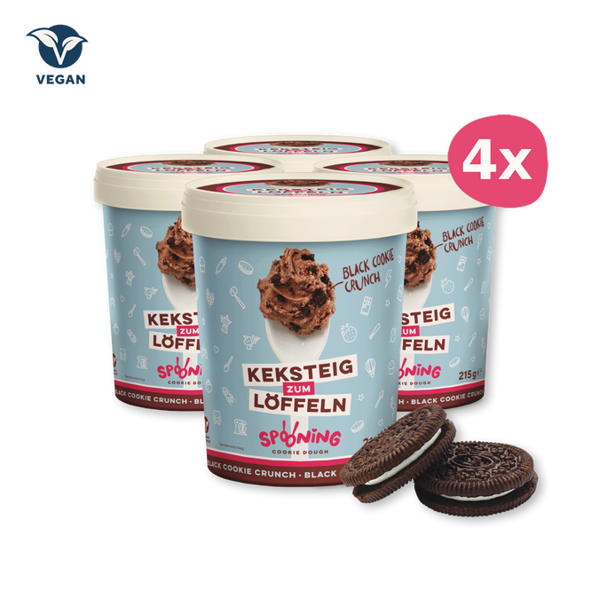 Spooning Black Cookie Crunch Bundle (4 Stück)