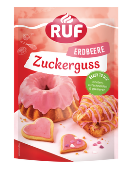 RUF Zuckerguss Erdbeer 150g