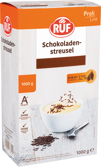 RUF Schokoladen Streusel 1kg FS