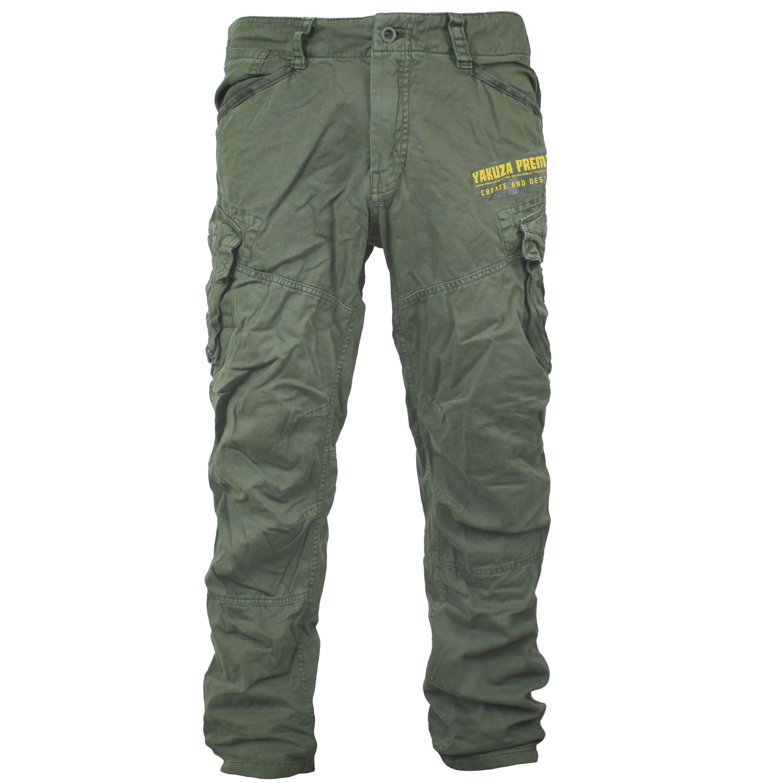 Yakuza Premium men cargo pants NOS 2666 olive | YAKUZA
