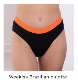 Weekiss Brazilian culotte menstruelle