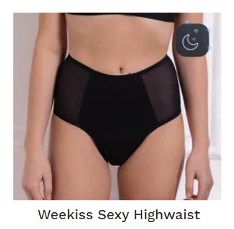 Weekiss Sexy Highwaist culotte menstruelle