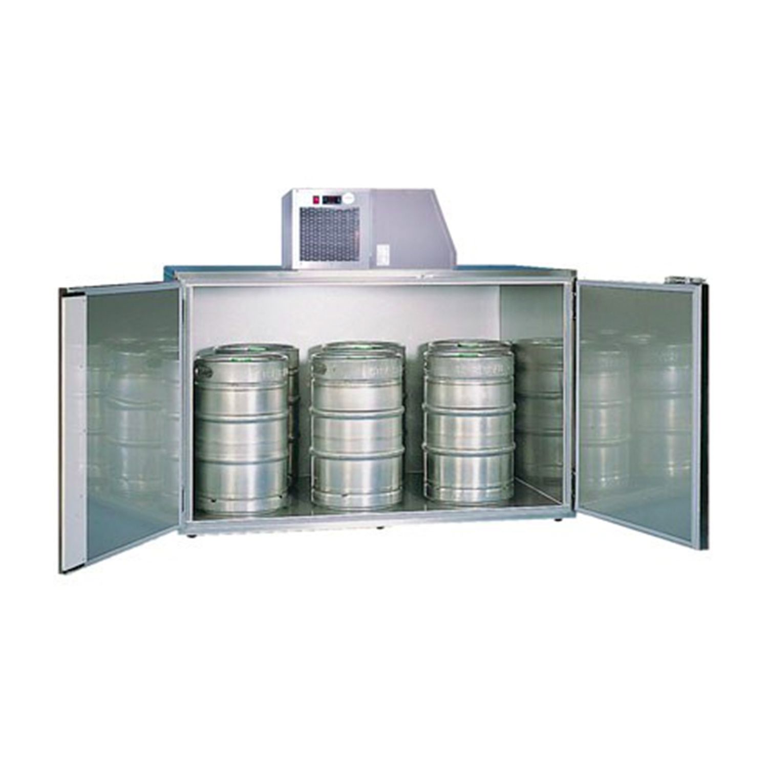 Réfrigérateur pour fût à bière verzinktes Stahlblech für 6 KEG Fässer