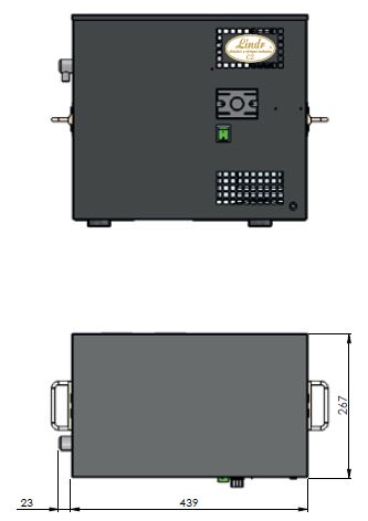 Tireuse à bière Linus 2 robinets 120L/h froid sec détendeur intégré