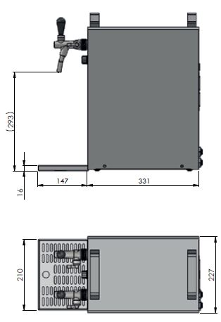 KONTAKT 40 Green Line 2022 NEW Pompe à bière à sec Lindr