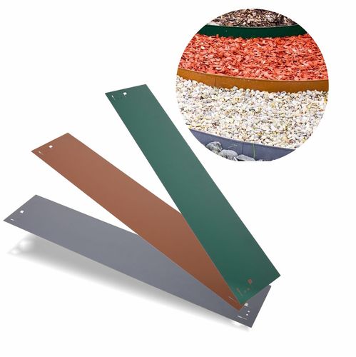 Bordi Aiuole In Metallo Zincato 50m - 100x18cm Per Pezzo, Spessore 0.7mm, Per Giardino - Foto 11