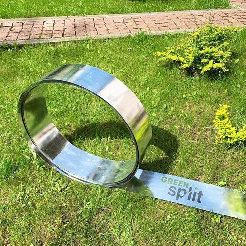Bordura Flessibile Per Giardino - 6 Metri X 15 Cm, Colore Nero, Spessore 2,8 Mm, Per Aiuole E Prato