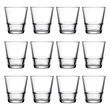 Whiskey glasses, Cocktail glasses set of 12 - Grande-S, 295ml