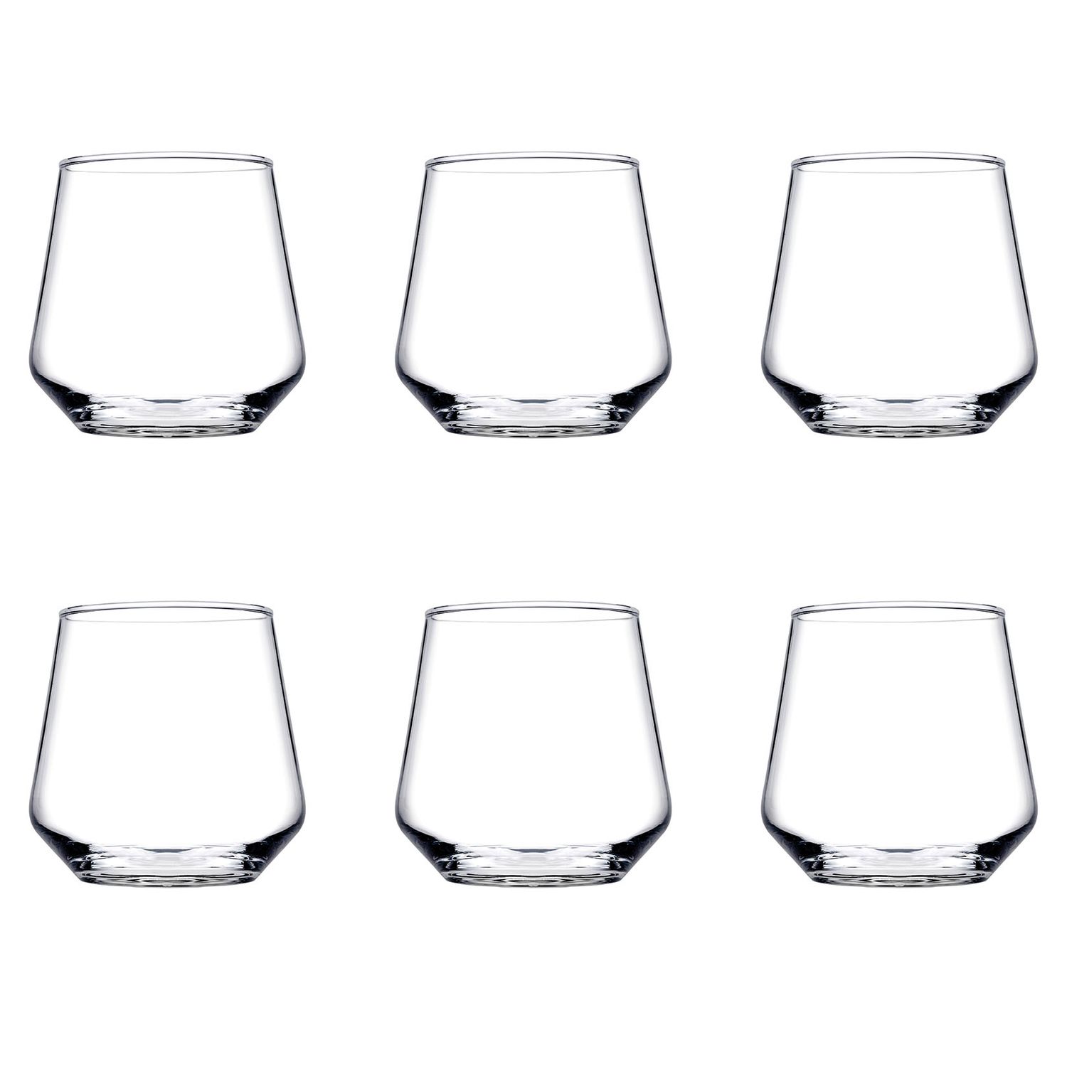 Lot De 6 Verrines Verre Arrondies "Bistro" 6cm Transparent