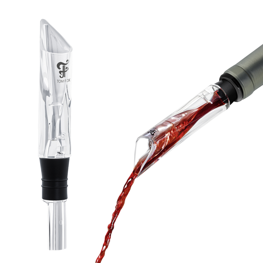 Versatore Vino Con Filtro - Beccuccio Antigoccia - Rimuove Depositi E Sughero - Design Pratico Per Sommelier - Foto 10