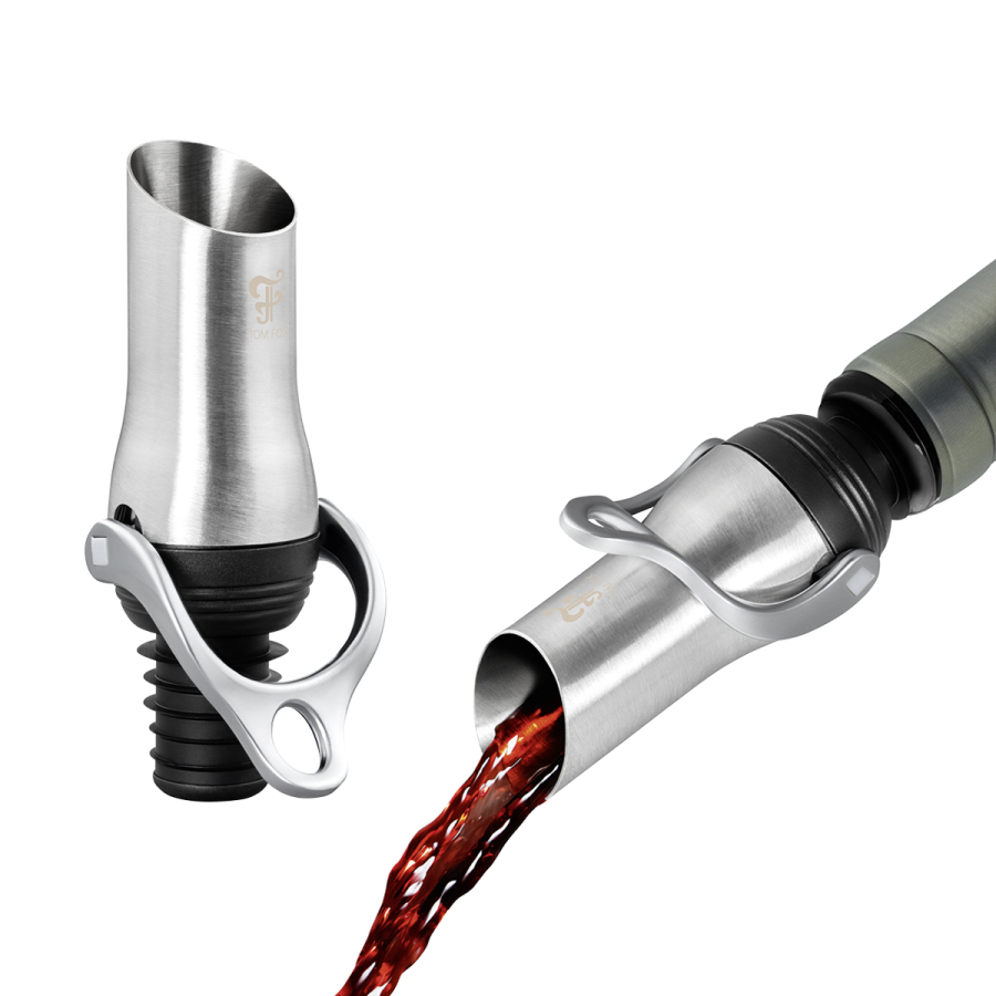 Wine pourer The tulip, with lever lock