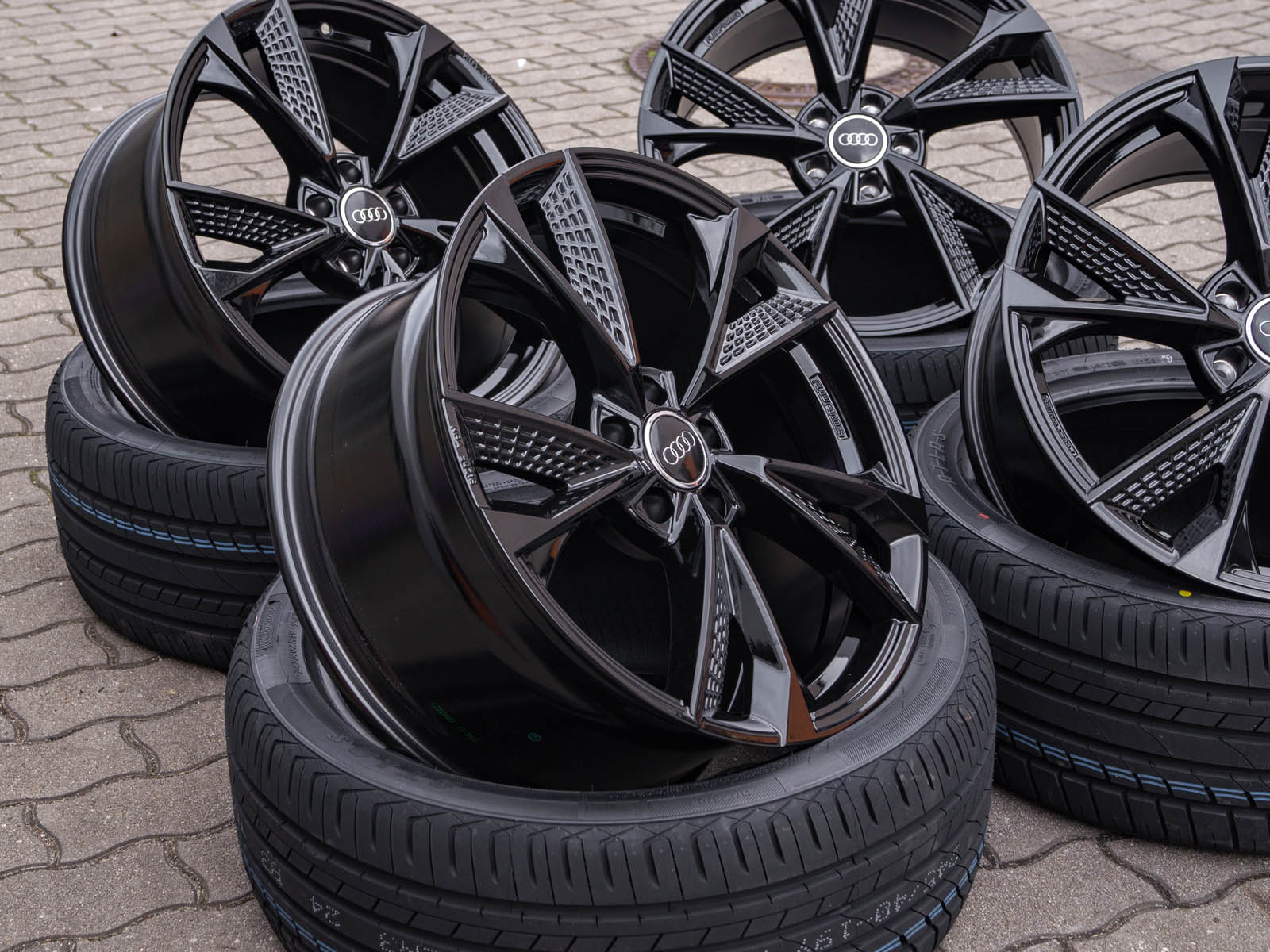 19 Zoll Alufelgen DM05 Für Audi Q3 RSQ3 8U F3 Q5 SQ5 8R FY TT TTS ABE Schwarz EB