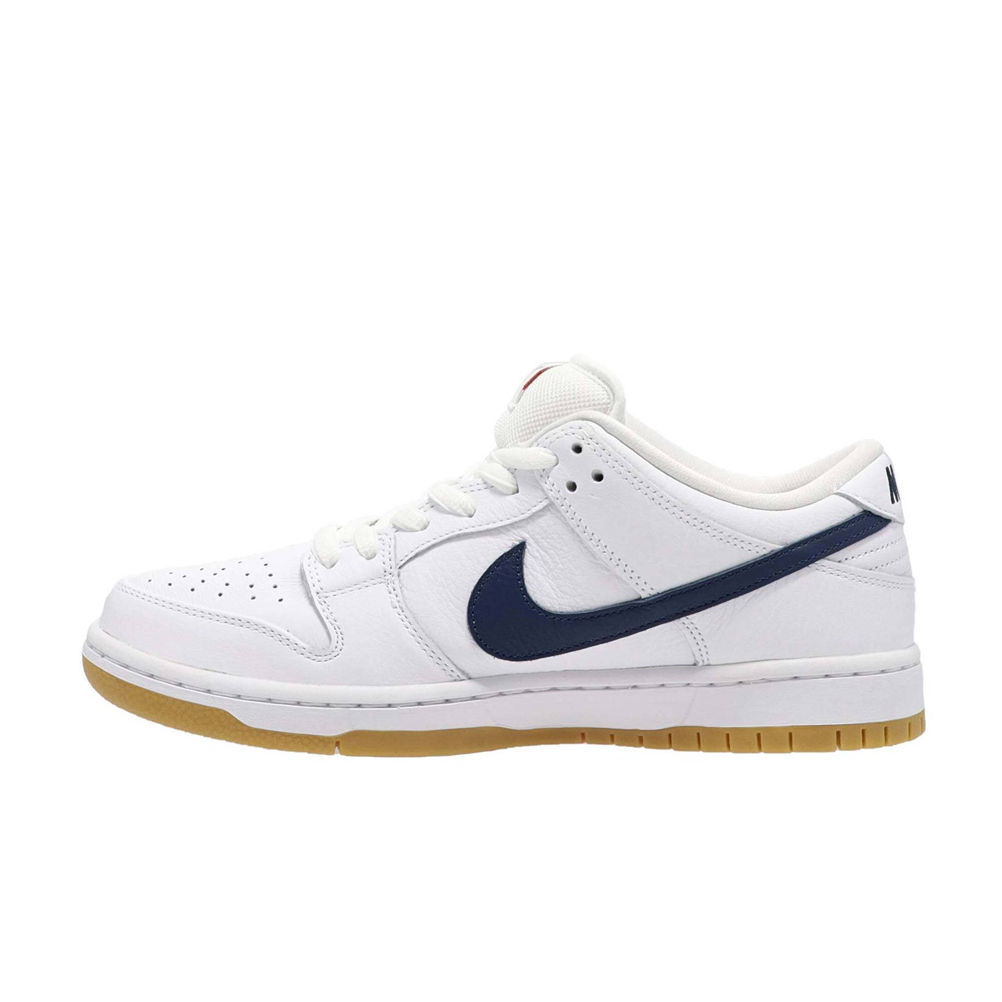 nike sb dunk low iso white navy