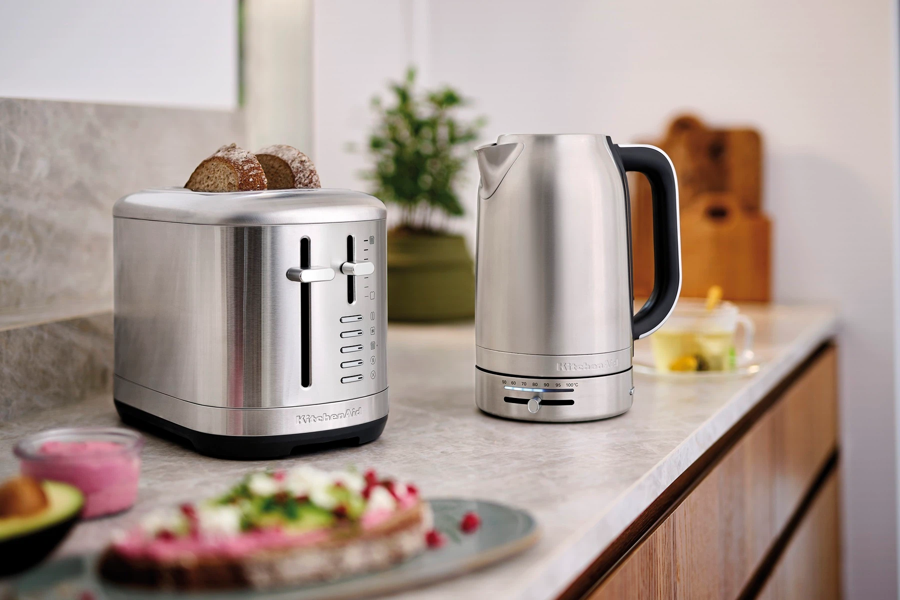 KitchenAid Toaster für 2 Scheiben 5KMT2109-Edelstahl / Gebürstetes Metall