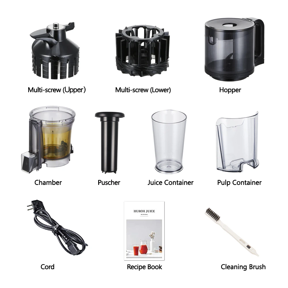 Hurom H400 SlowJuicer-Matt Schwarz