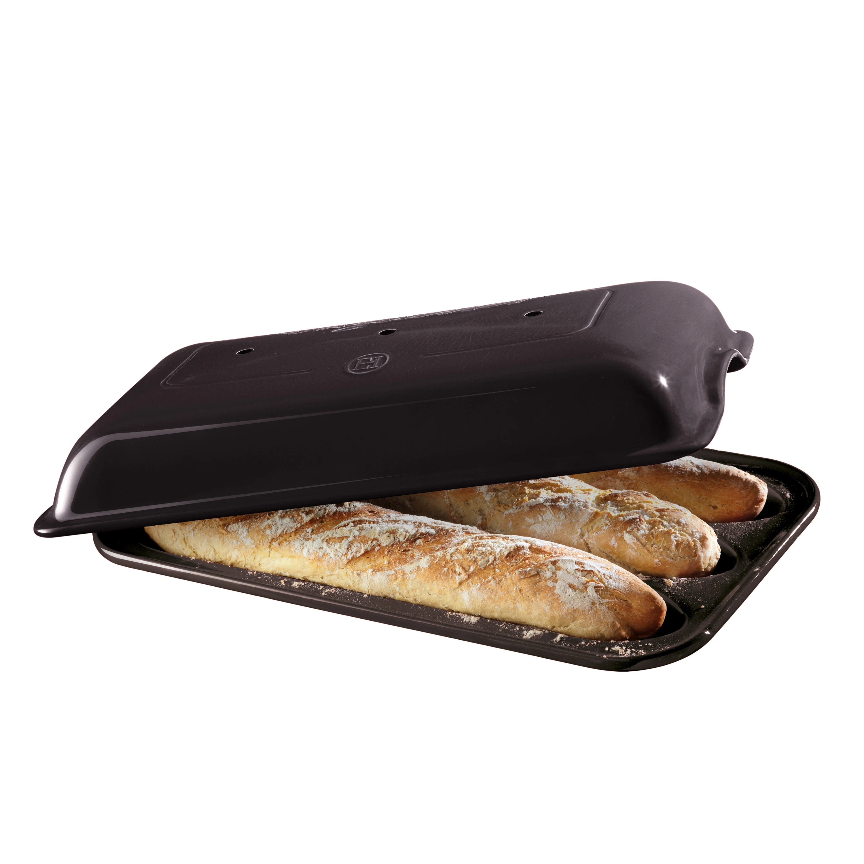 Emile Henry Baguette-Set-Fusain