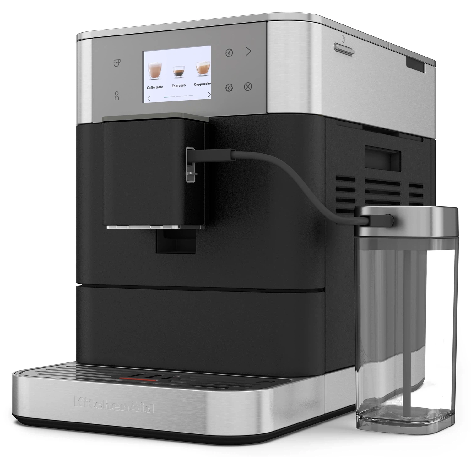KitchenAid Espresso Collection vollautomatische Espressomaschine KF7 5KES8557-Gusseisen Schwarz