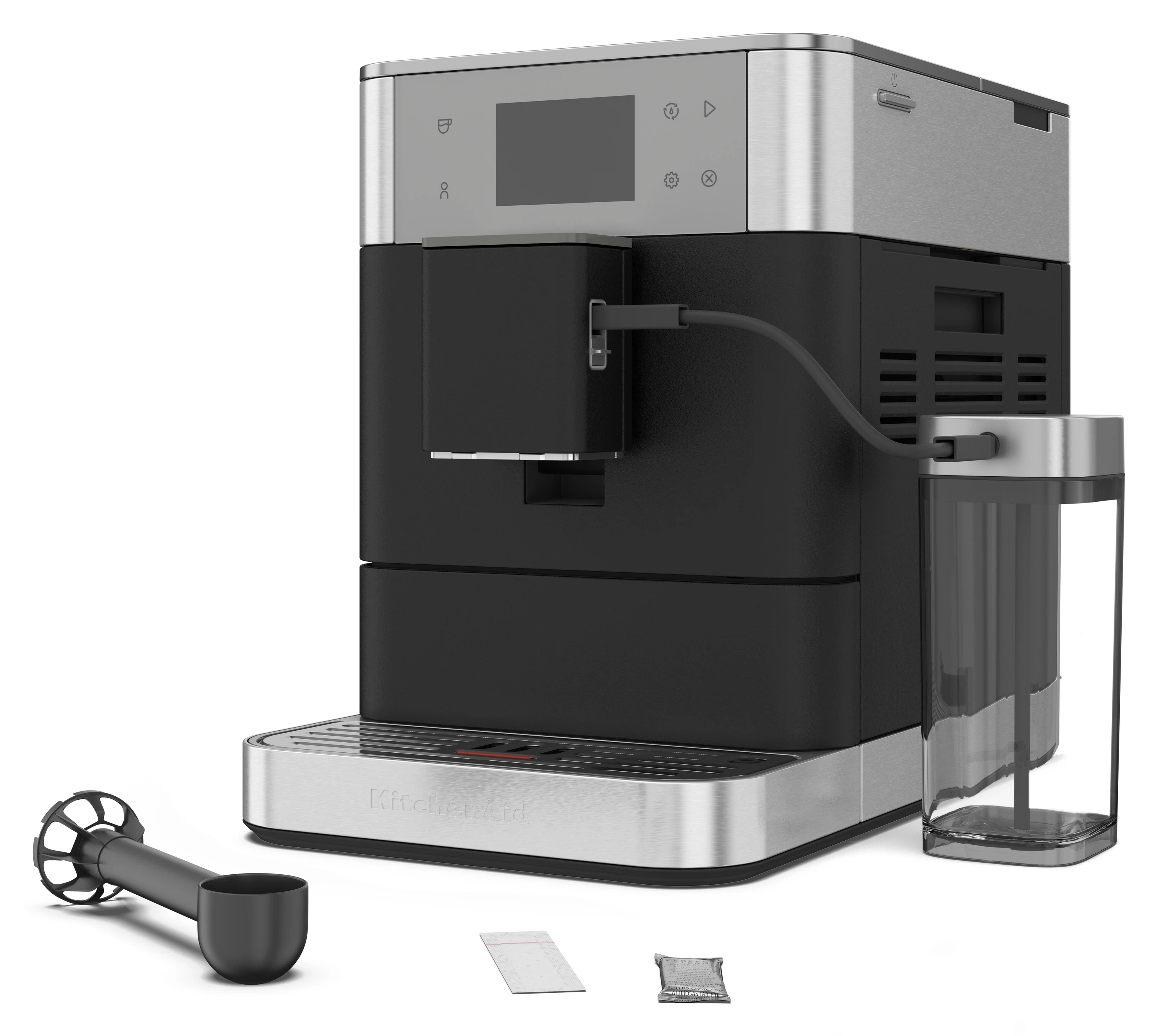 KitchenAid Espresso Collection vollautomatische Espressomaschine KF7 5KES8557-Gusseisen Schwarz