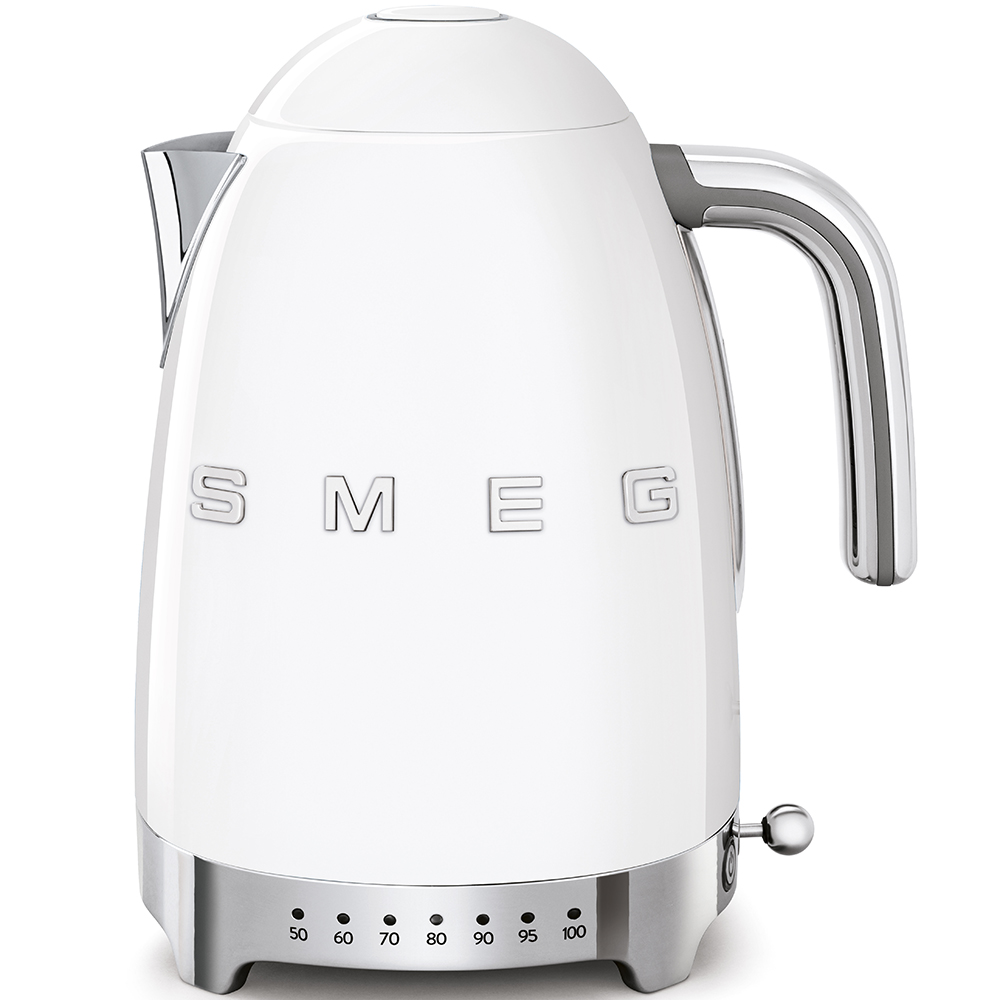 Smeg 50's Wasserkocher mit regelbarer Temperatureinstellung-Weiß