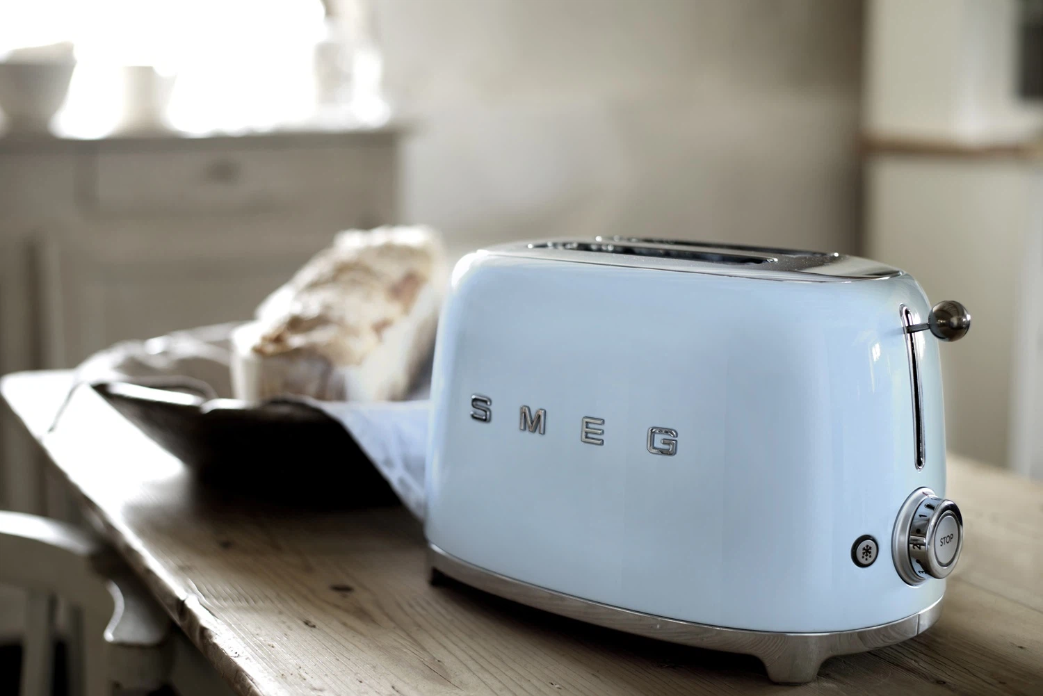 Smeg 50's 2-Schlitz Toaster-Pastellblau