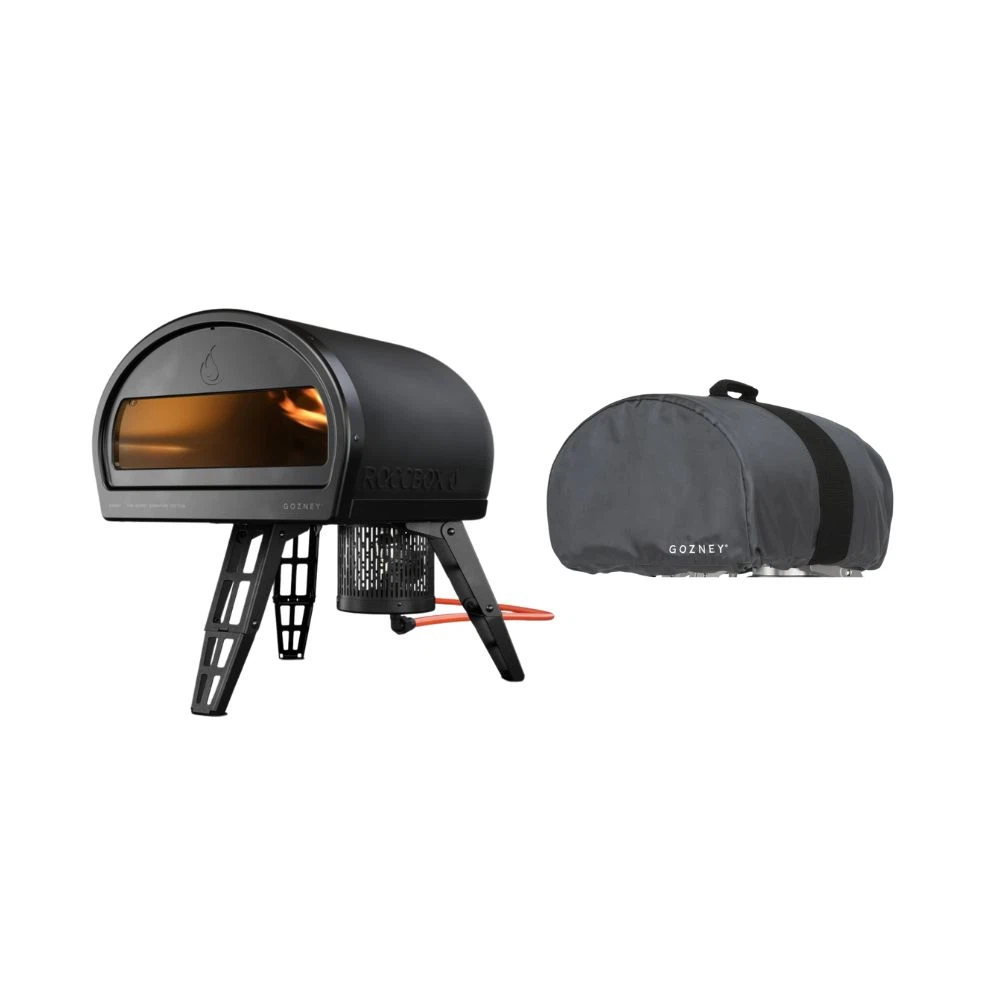 Gozney Roccbox Pizzaofen mit Abdeckhaube-Matt Schwarz