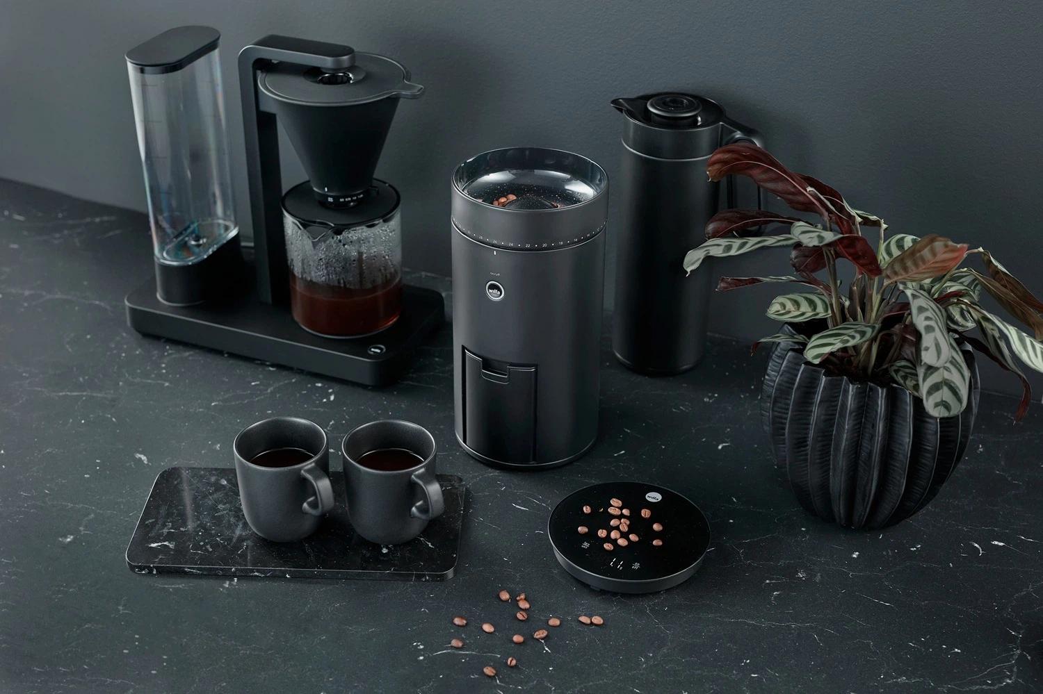 WILFA Kaffeemühle SVART UNIFORM mit Waage, schwarz-Default Title