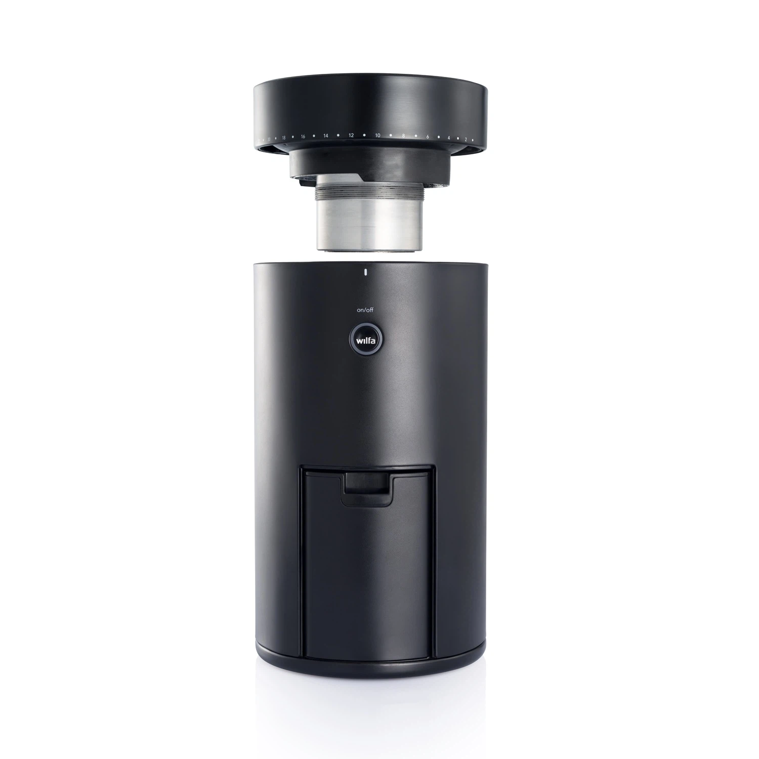 WILFA Kaffeemühle SVART UNIFORM mit Waage, schwarz-Default Title