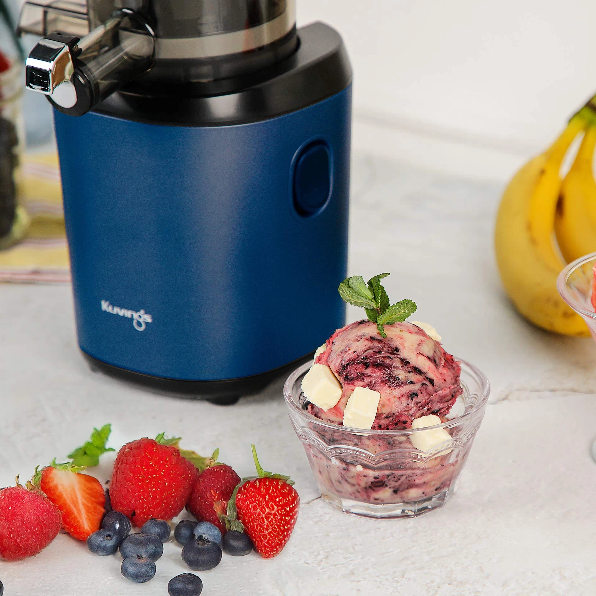 Kuvings Auto6 Slow Juicer-Blau