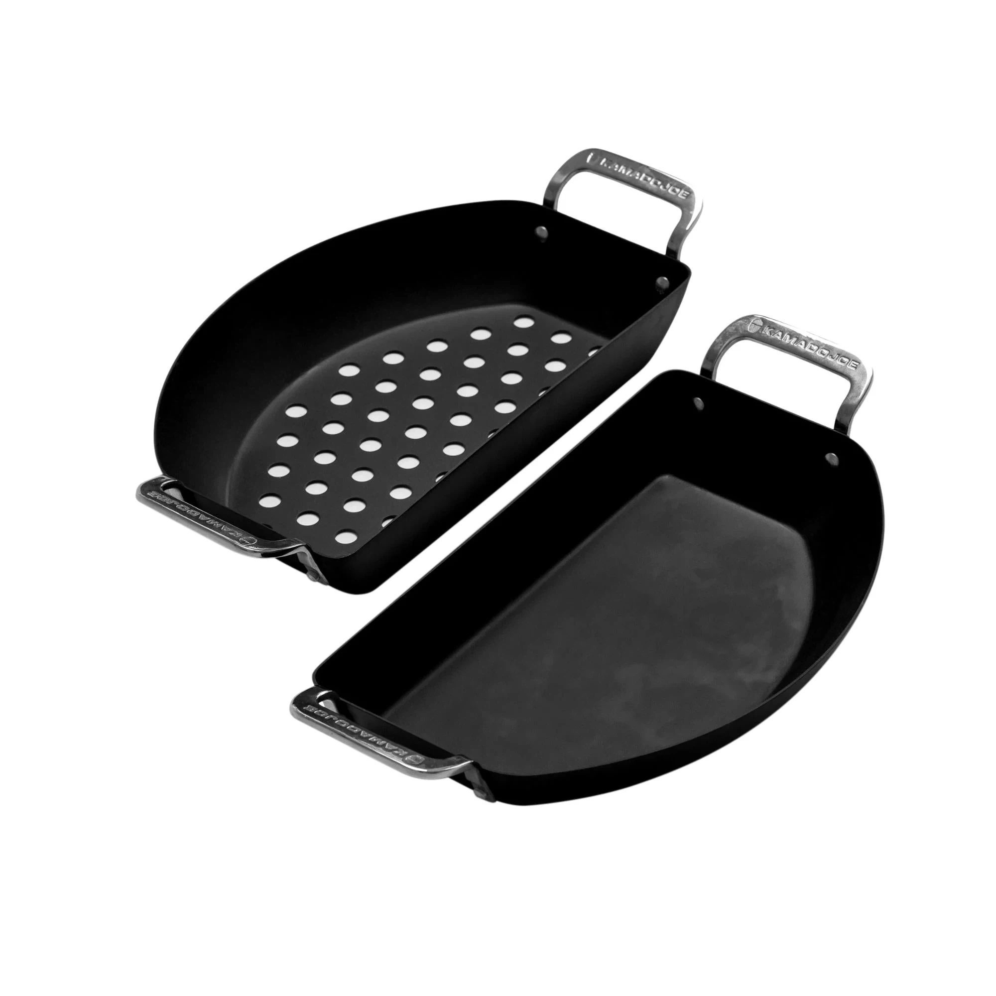 Kamado Joe Karbon Steel Halbmond-Pfannenset-Default Title