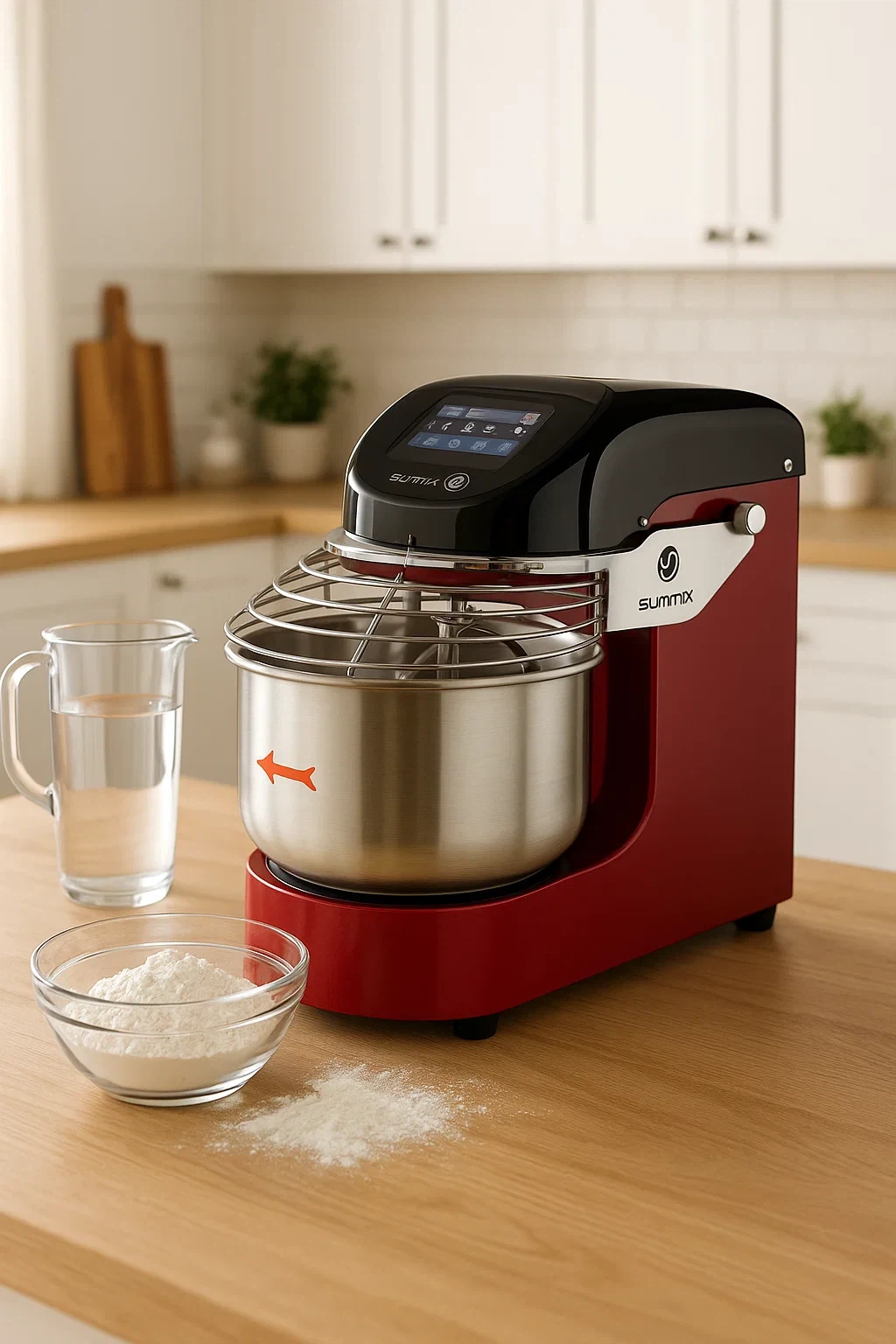 Sunmix Evo Line 6 Teigknetmaschine-Rot