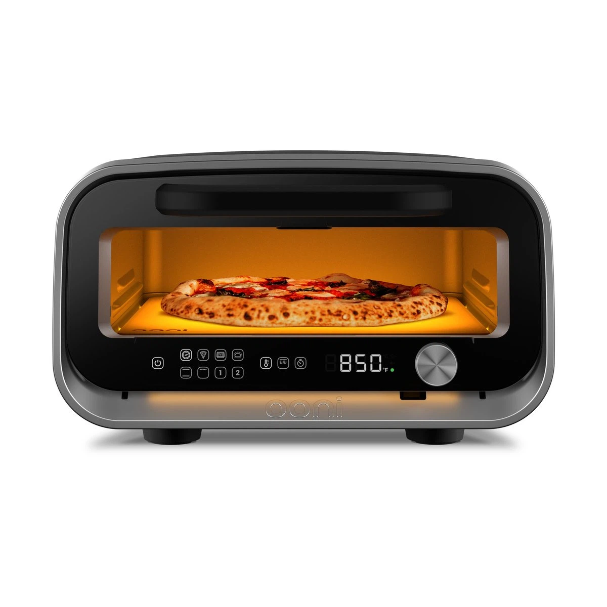 Ooni Volt 2 elektrischer Pizzaofen + GRATIS Wiegemesser-Grau