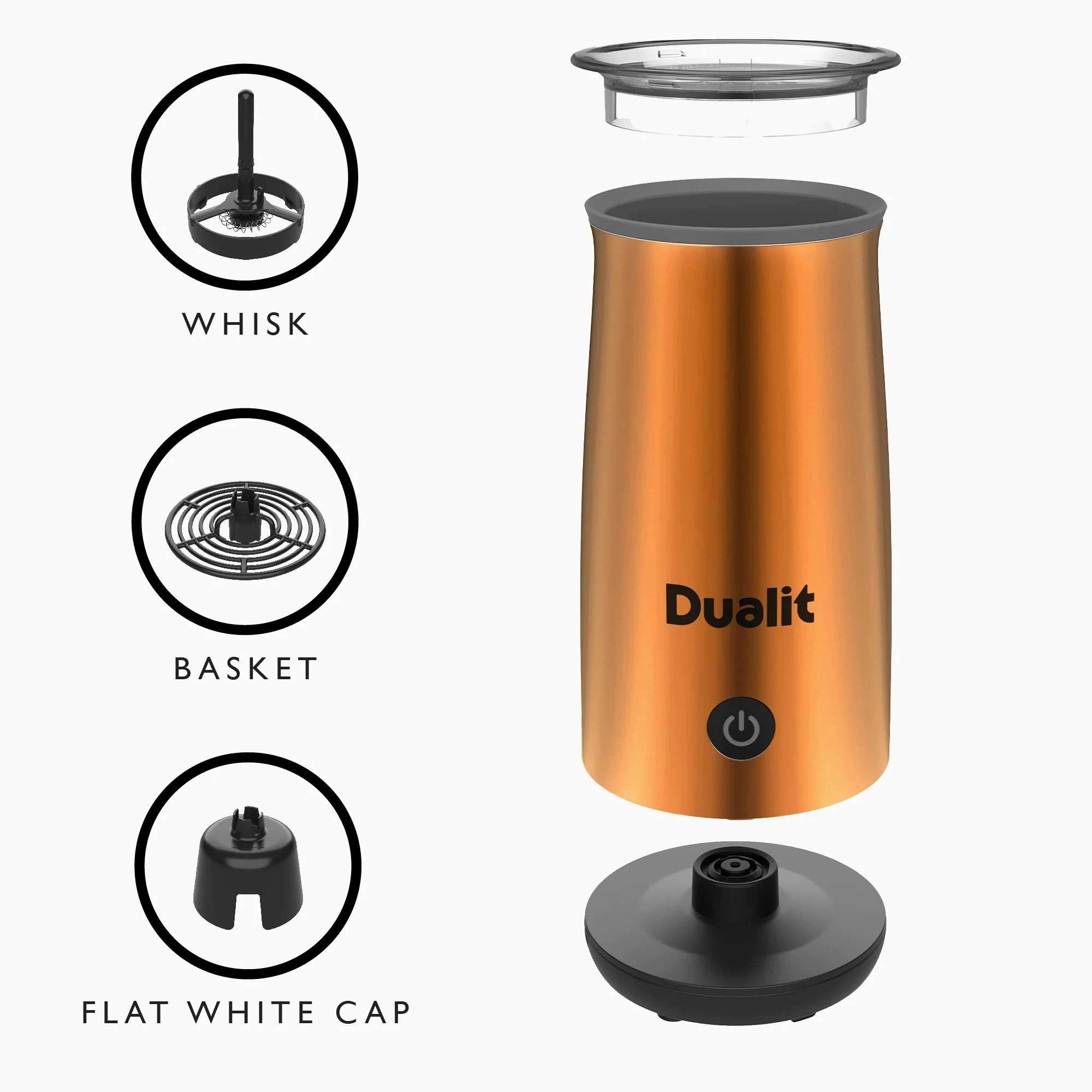 Dualit Milch- und Schokoladenaufschäumer-Kupfer
