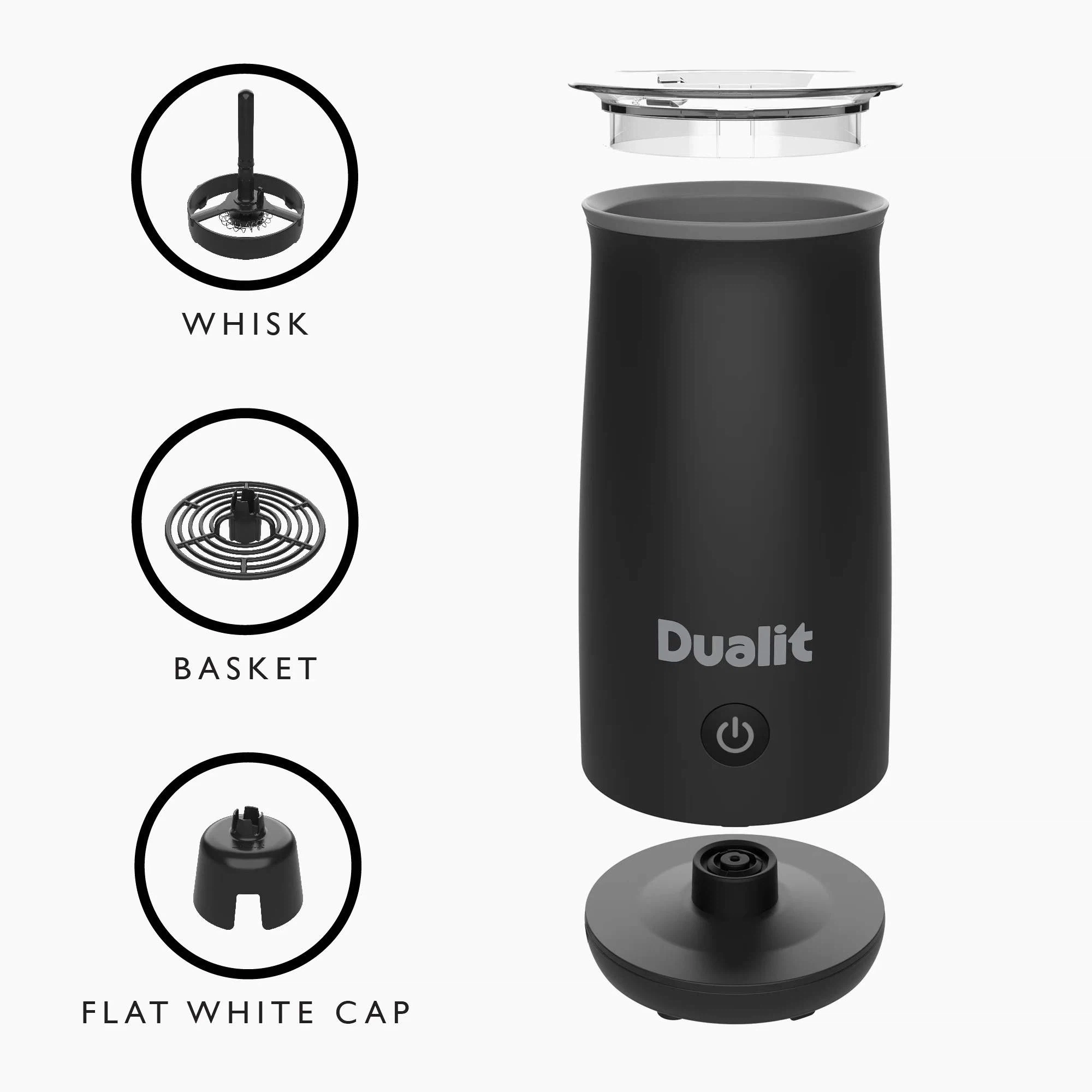 Dualit Milch- und Schokoladenaufschäumer-Schwarz