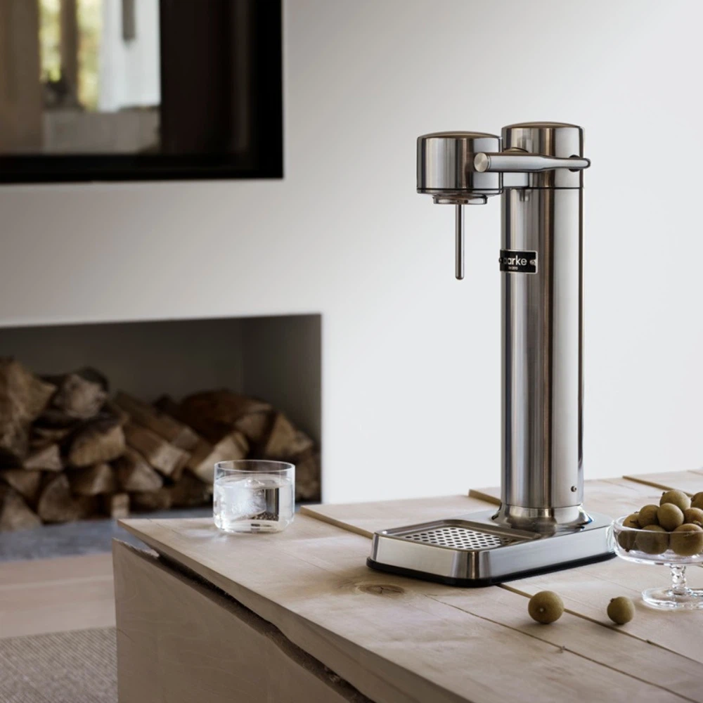 Aarke Wassersprudler Carbonator 3 + Gaszylinder-Polished