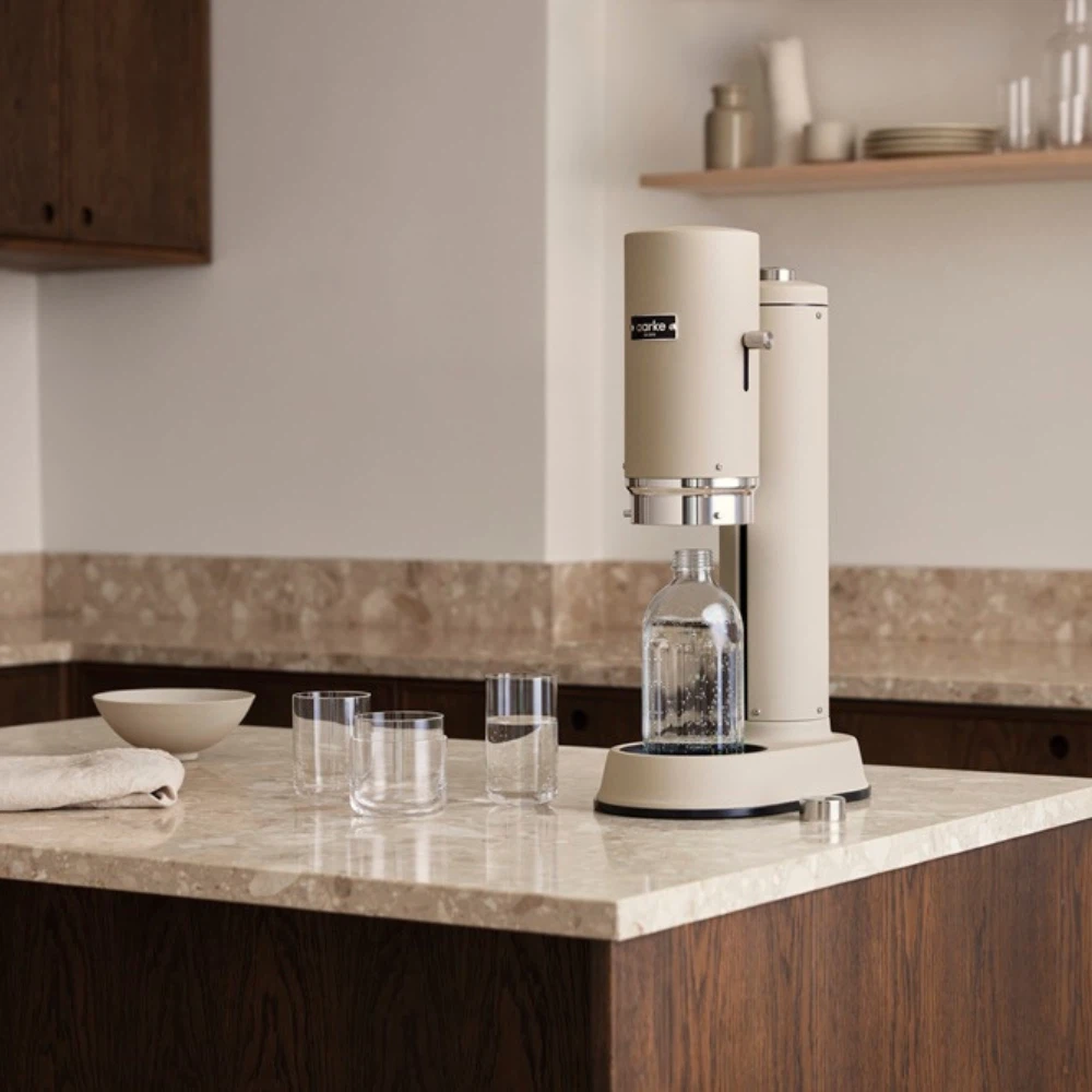 Aarke Wassersprudler Carbonator Pro + Gaszylinder-Sand