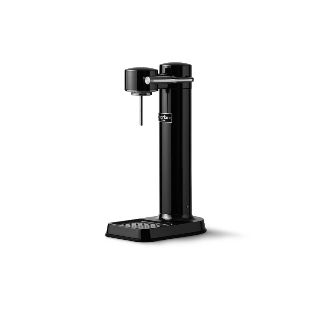 Aarke Wassersprudler Carbonator 3 + PET-Flaschen 2er-Set-Schwarz Chrom