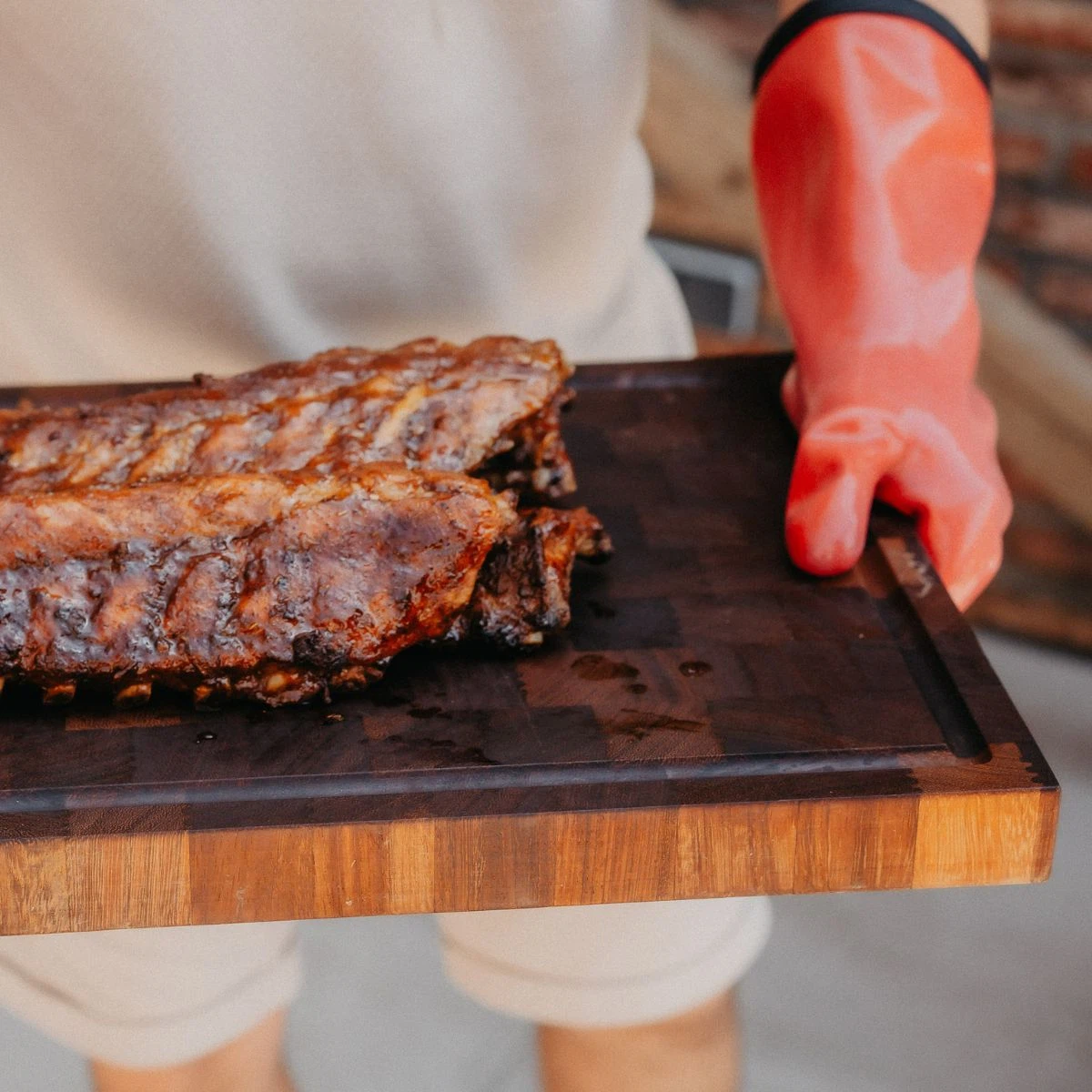 HEATPRO Hitzehandschuhe-Rot / M