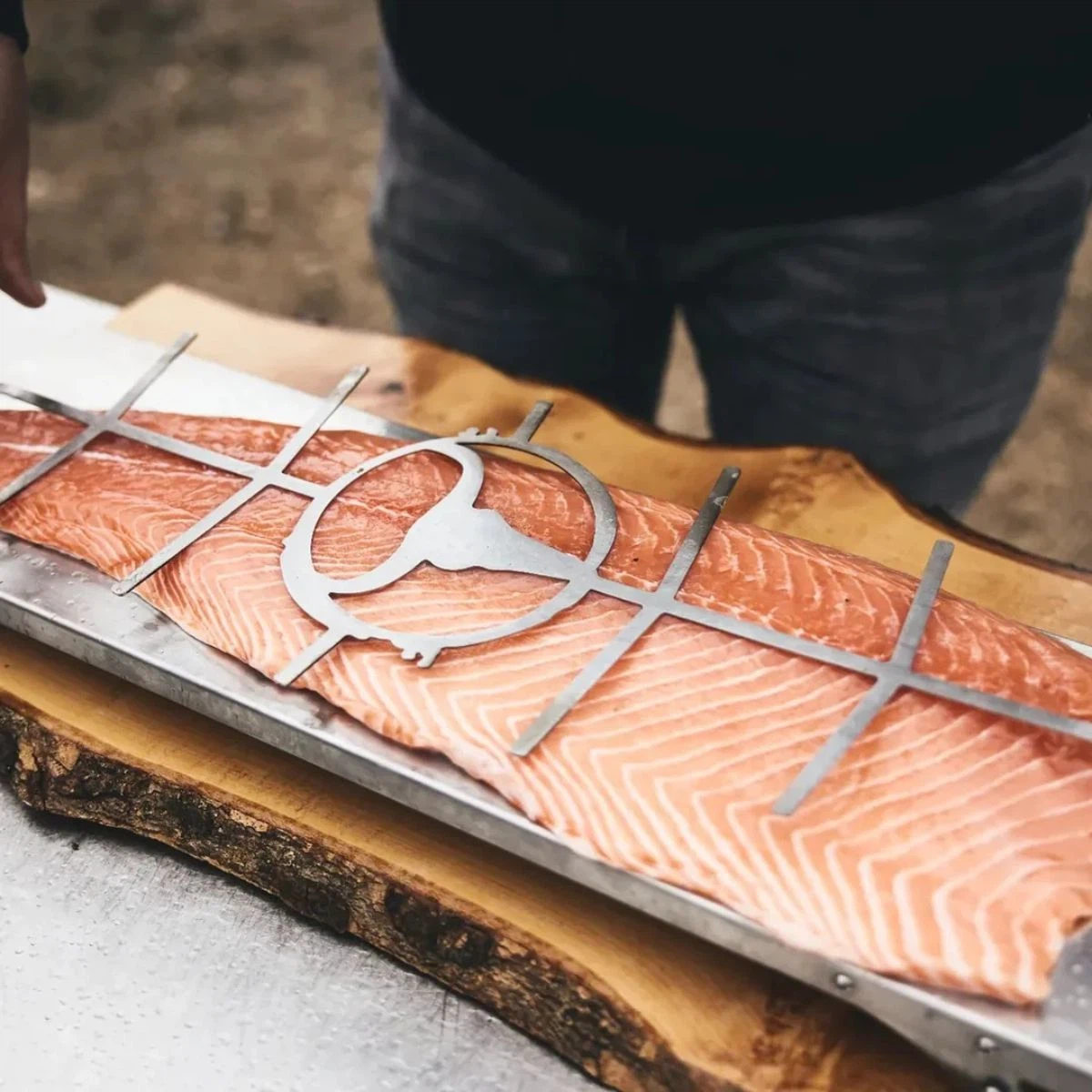 MOESTA BJÖRN Flammlachsbrett aus Edelstahl-Default Title