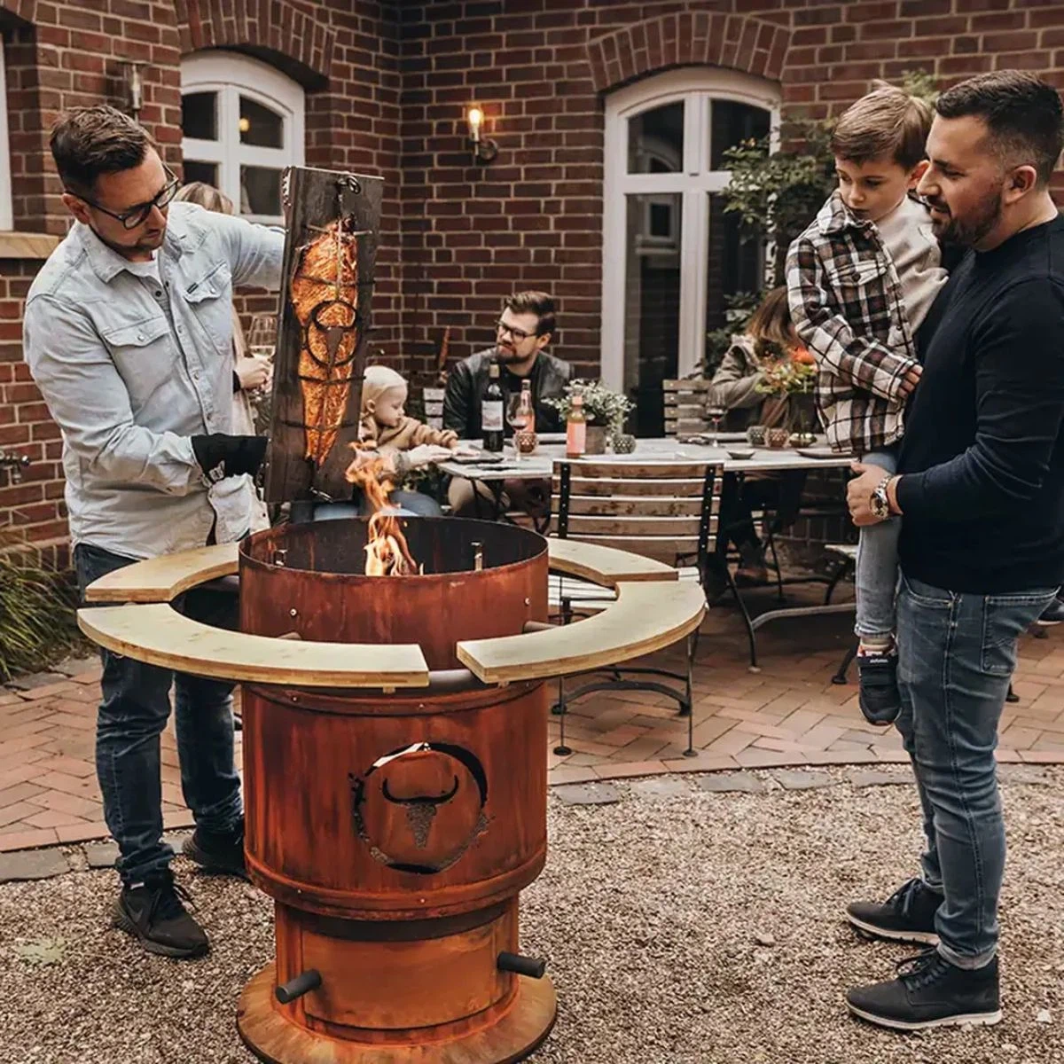 MOESTA BJÖRN Flammlachsbrett aus Edelstahl-Default Title