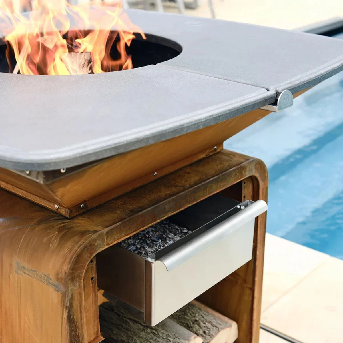 MOESTA ONE FirePlace Premium Feuerplattengrill-Lavastein