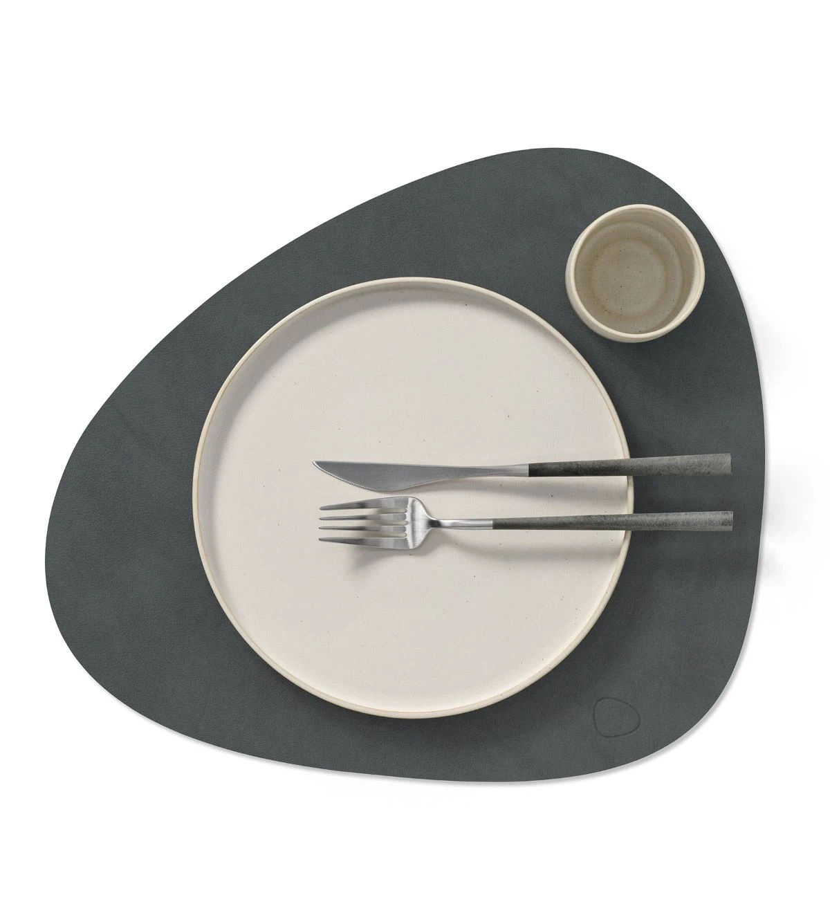LIND DNA Tischset L Nupo-Curve / Anthracite