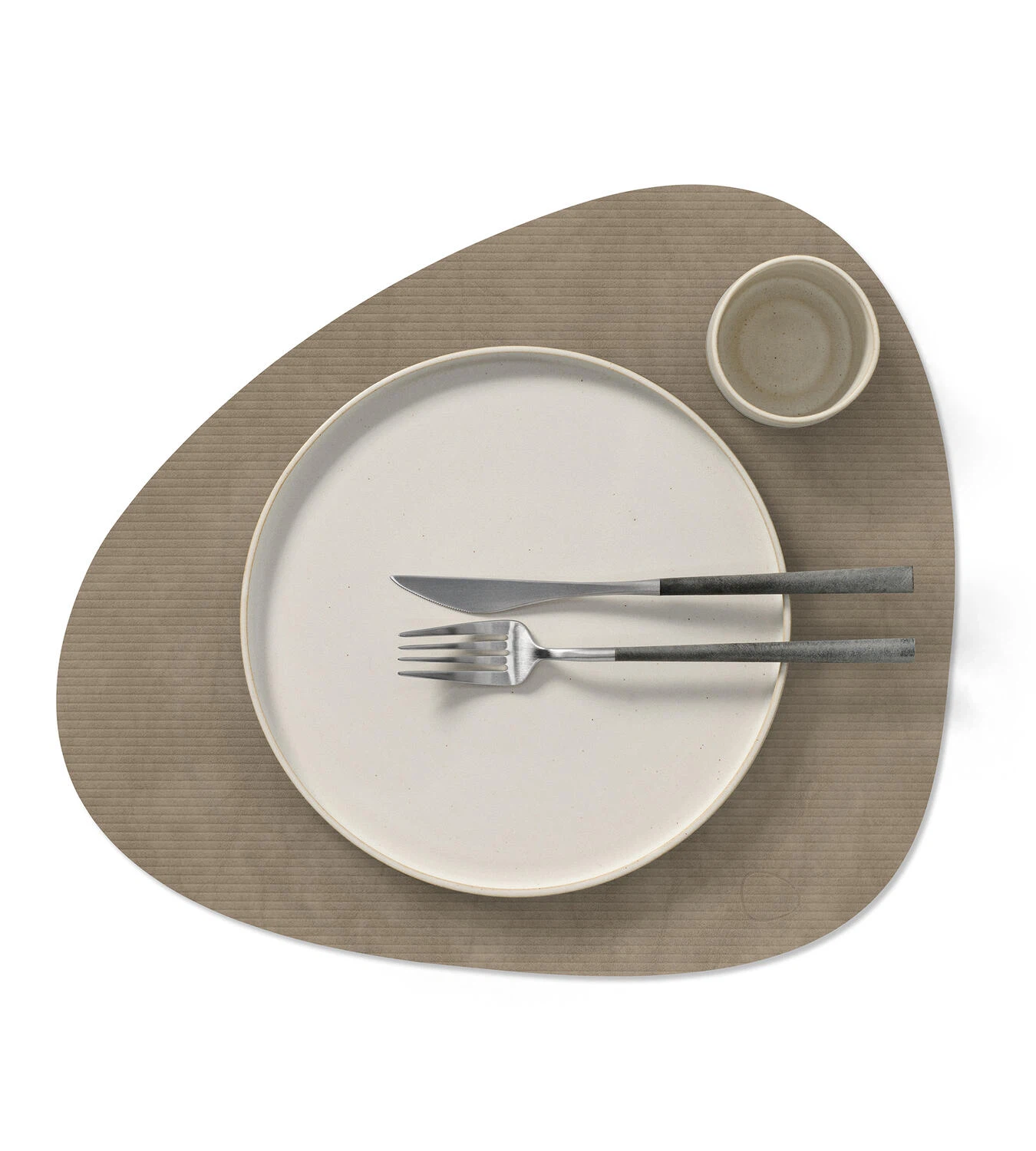 LIND DNA Tischset L Corduroy-Curve / Nomad Grey