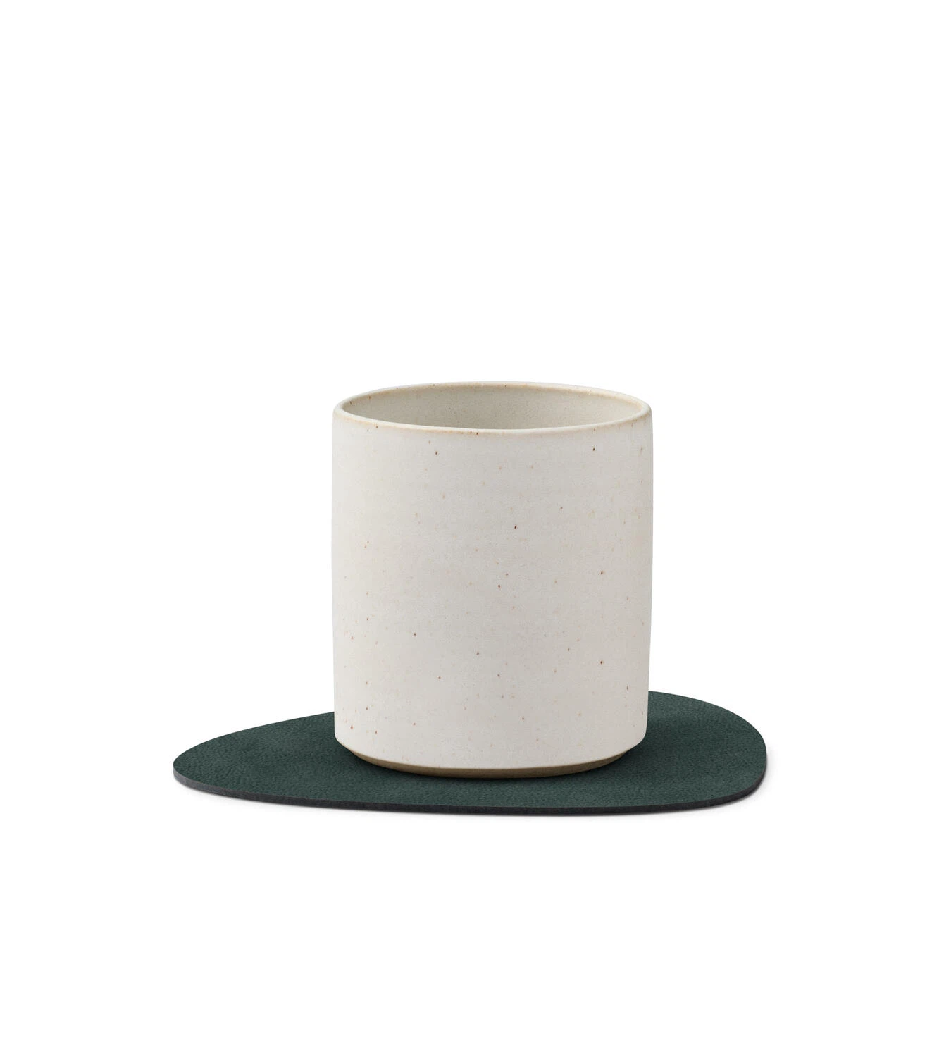 LIND DNA Glasuntersetzer Nupo 6-er Set-Curve / Dark Green