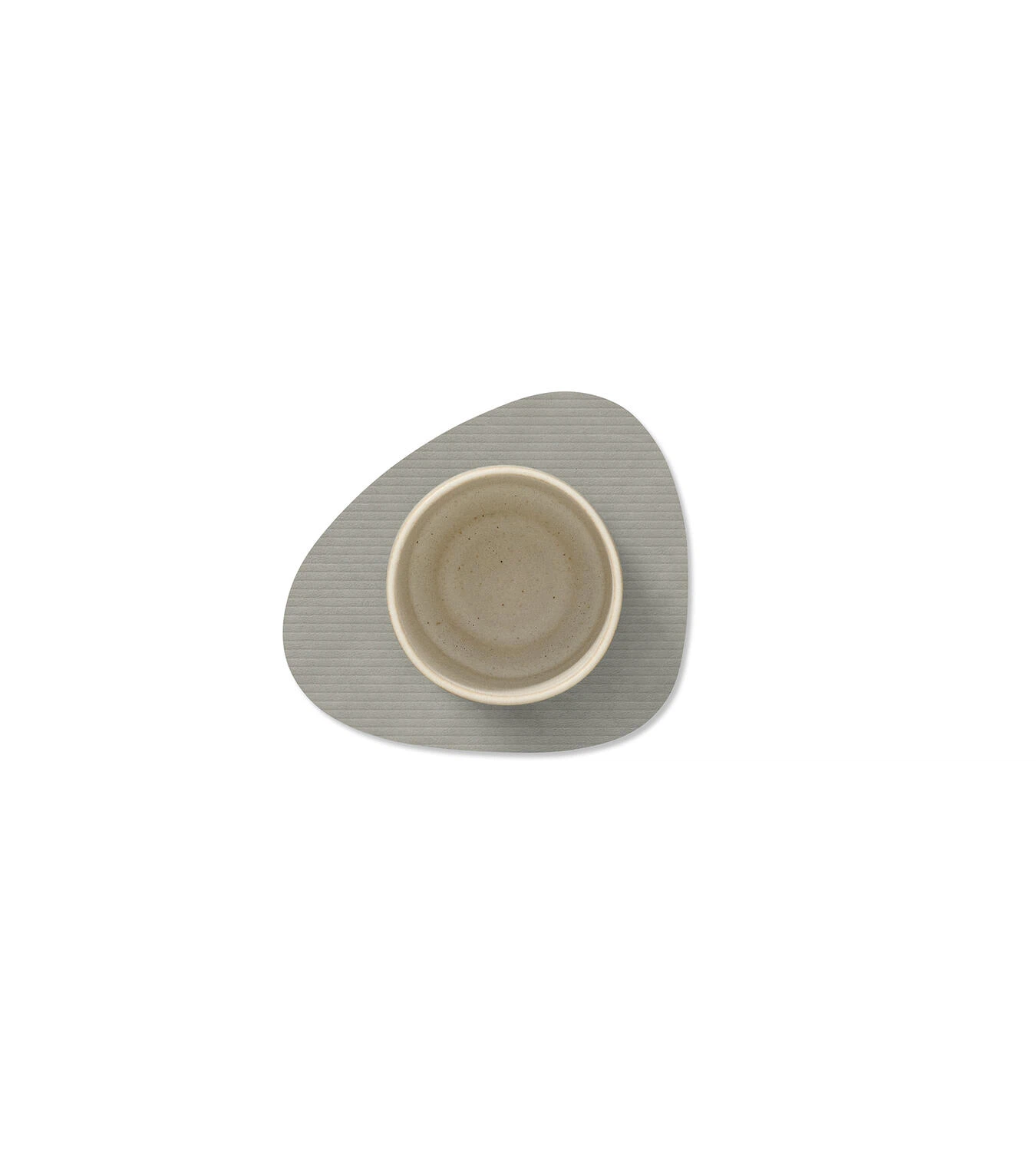 LIND DNA Glasuntersetzer Corduroy 6-er Set-Curve / Light Grey